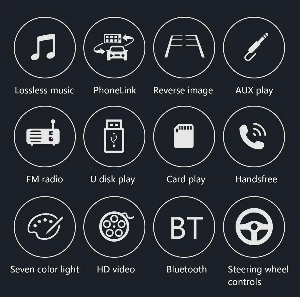 Автомобильный MP5-плеер стерео аудио радио плеер для 2Din универсальный VW GOlf Skoda с