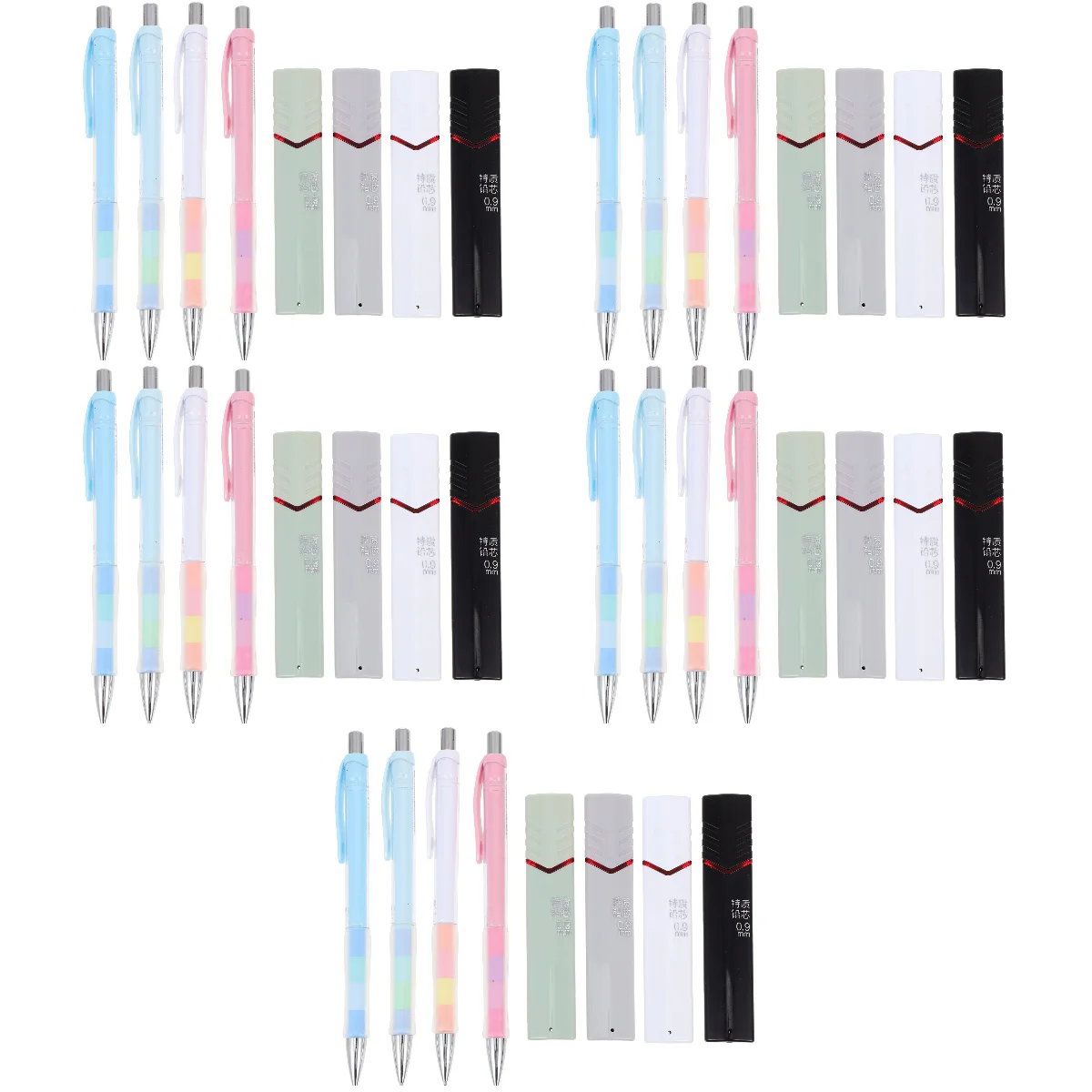 

20 комплектов, выдвижные карандаши для рисования