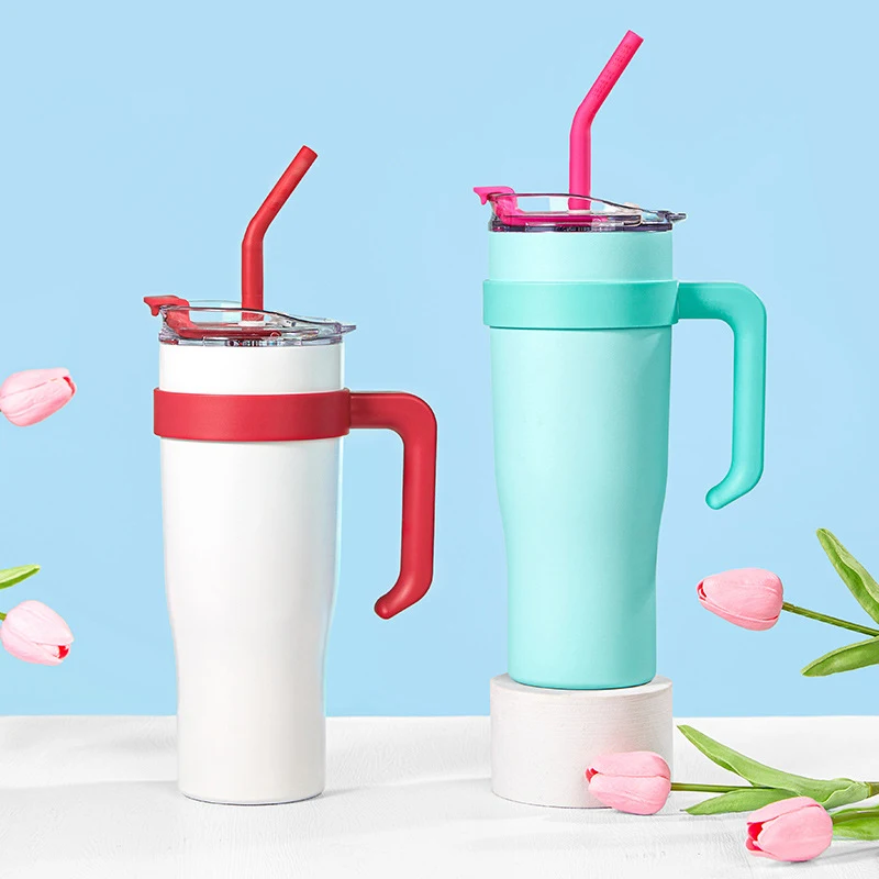 

Мощный термос 40 унций, кофейная кружка, большой автомобильный термос, кружка, дорожный термос, кружка, Термокружка, подарки, вакуумная фляжка, термос