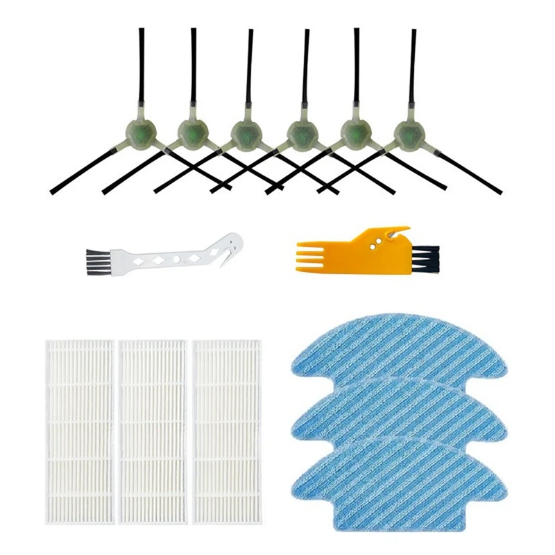 

Запасные части для робота-пылесоса Lefant M210 M210S M210B M213, боковая щетка, фильтр, Швабра, чистящая щетка, очиститель