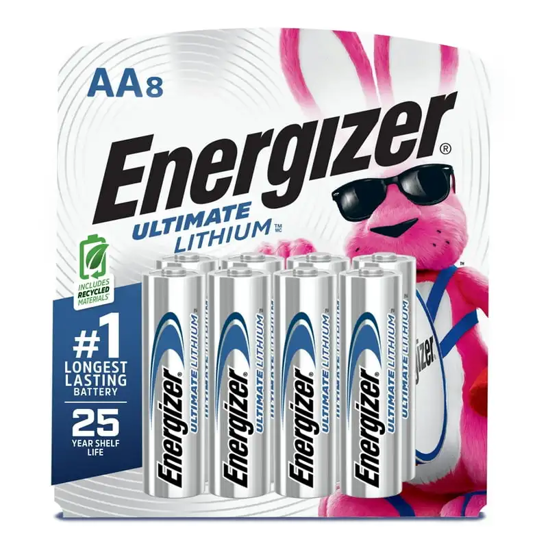 

Lithium AA Batteries (8 Pack), Double A Batteries