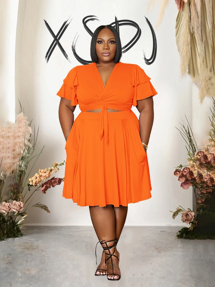 Юбка и блузка женская летняя одежда элегантное женское платье из двух частей