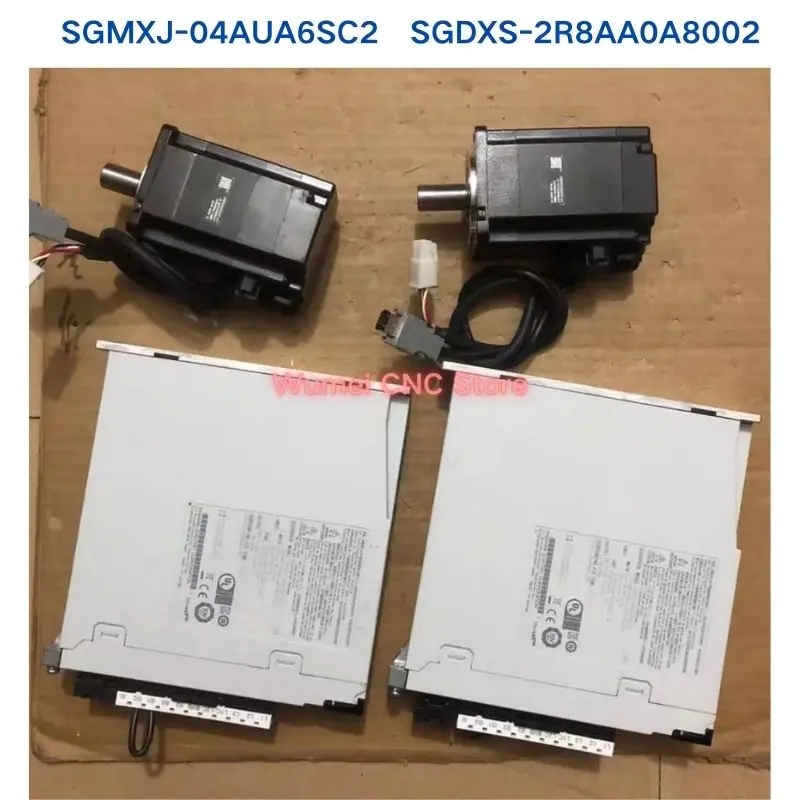 95% новый YASKAWA SGMXJ-04AUA6SC2+SGDXS-2R8AA0A8002 комплект