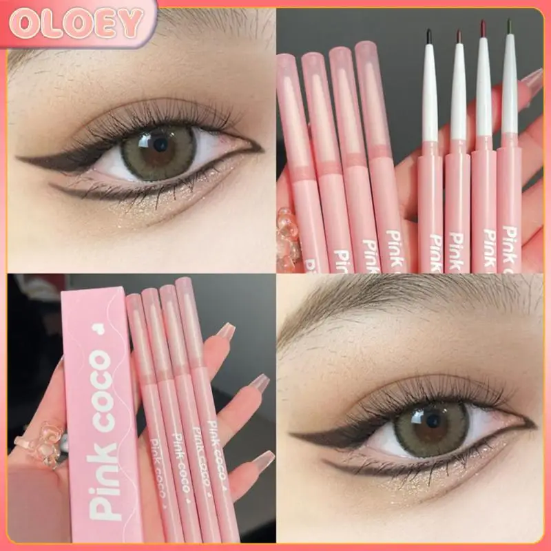 

Quickily Drying Matte Liquid Eyeliner Colorful Lasting Waterproof Lying Silkworm Pen Makeup Cosmetics Super Fine Eyeliner