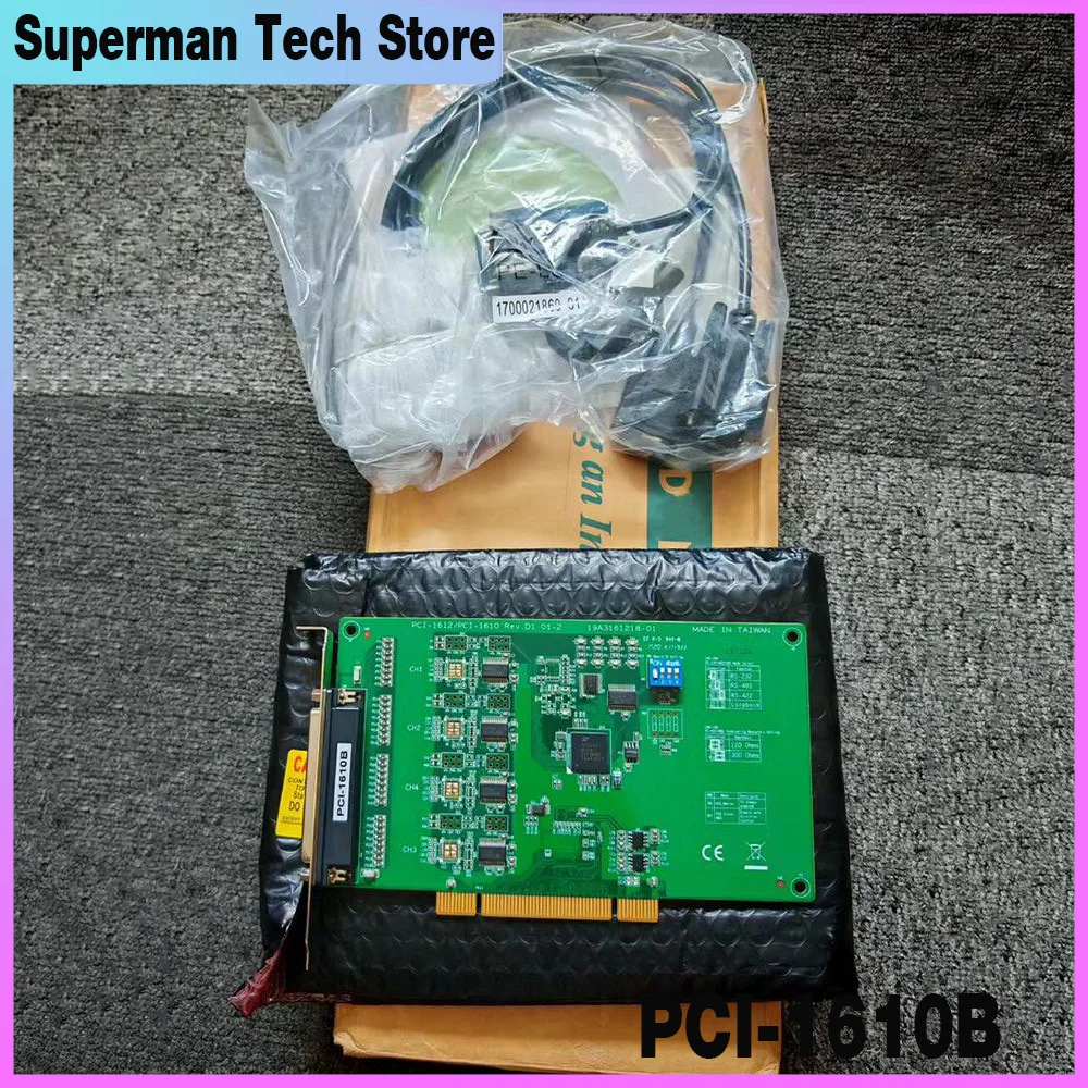 Фото PCI-1610B 4-портовая RS232 с изолирующей коммуникационной картой кабеля DB9 для карты захвата Advantech №2