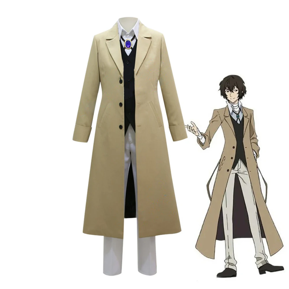 

Полный костюм для косплея Осаму из аниме «бродячие псы»