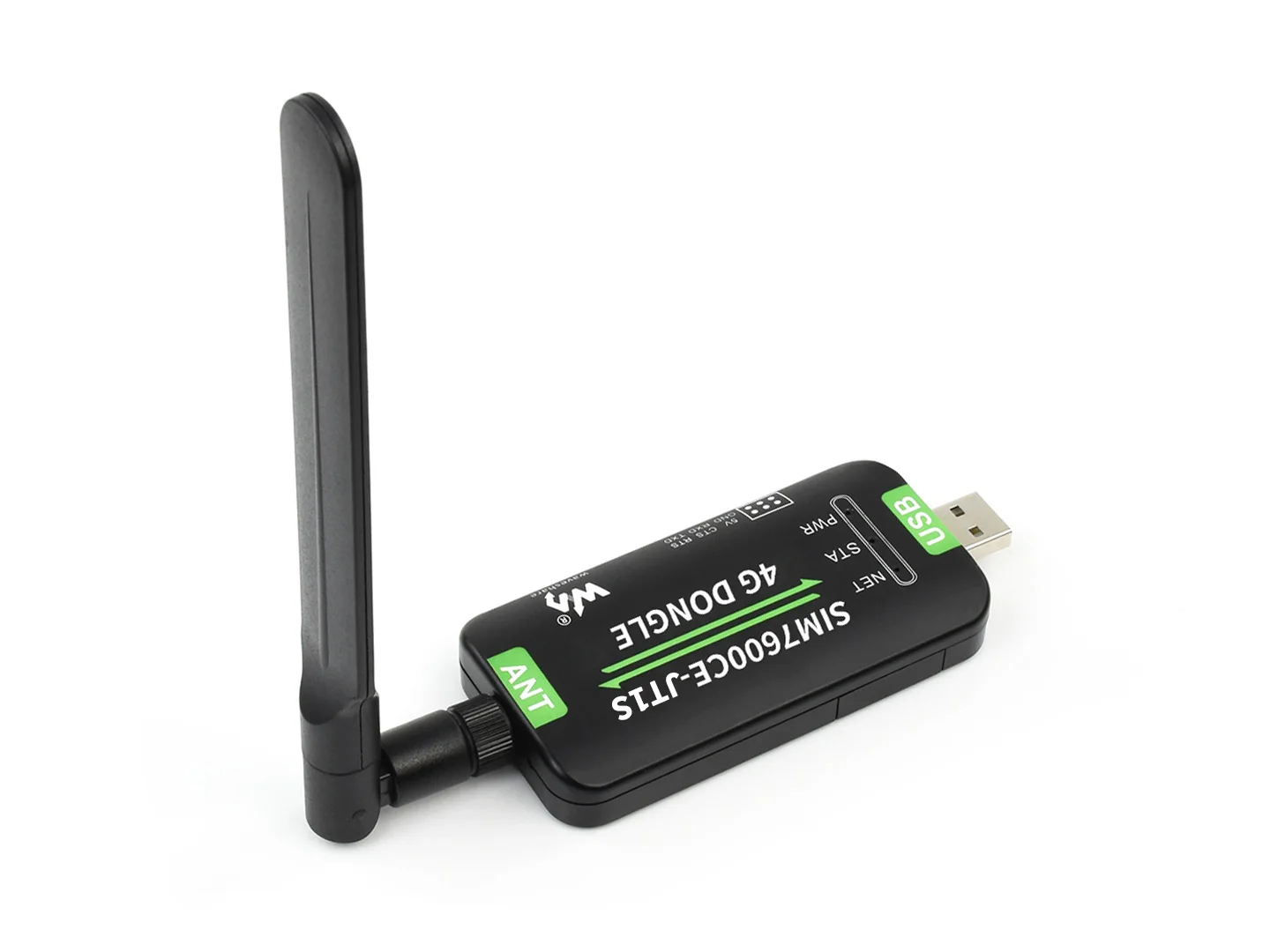 SIM7600CE-JT1S 4G DONGLE with antenna, industrial grade 4G communication peripheral, Mainly Applicable For China
