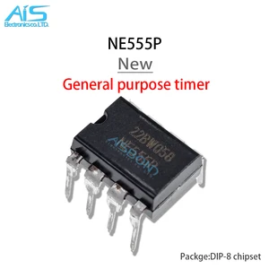 10Pcs/Lot New NE555P NE 555 P NE555 555P DIP-8 Precision Timers IC