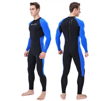 summer men swim diving underwater hot wetsuit quick dry surf long sleeve full body water suit snorkeling front wetsuit wzipper