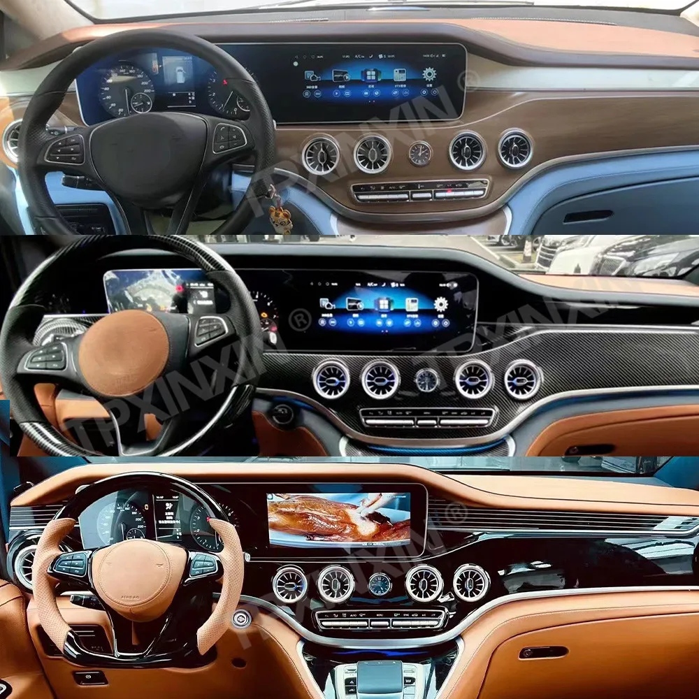 Автомагнитола для Mercedes Benz Vito 3 2014-2020 Android 2Din стереоприемник Авторадио