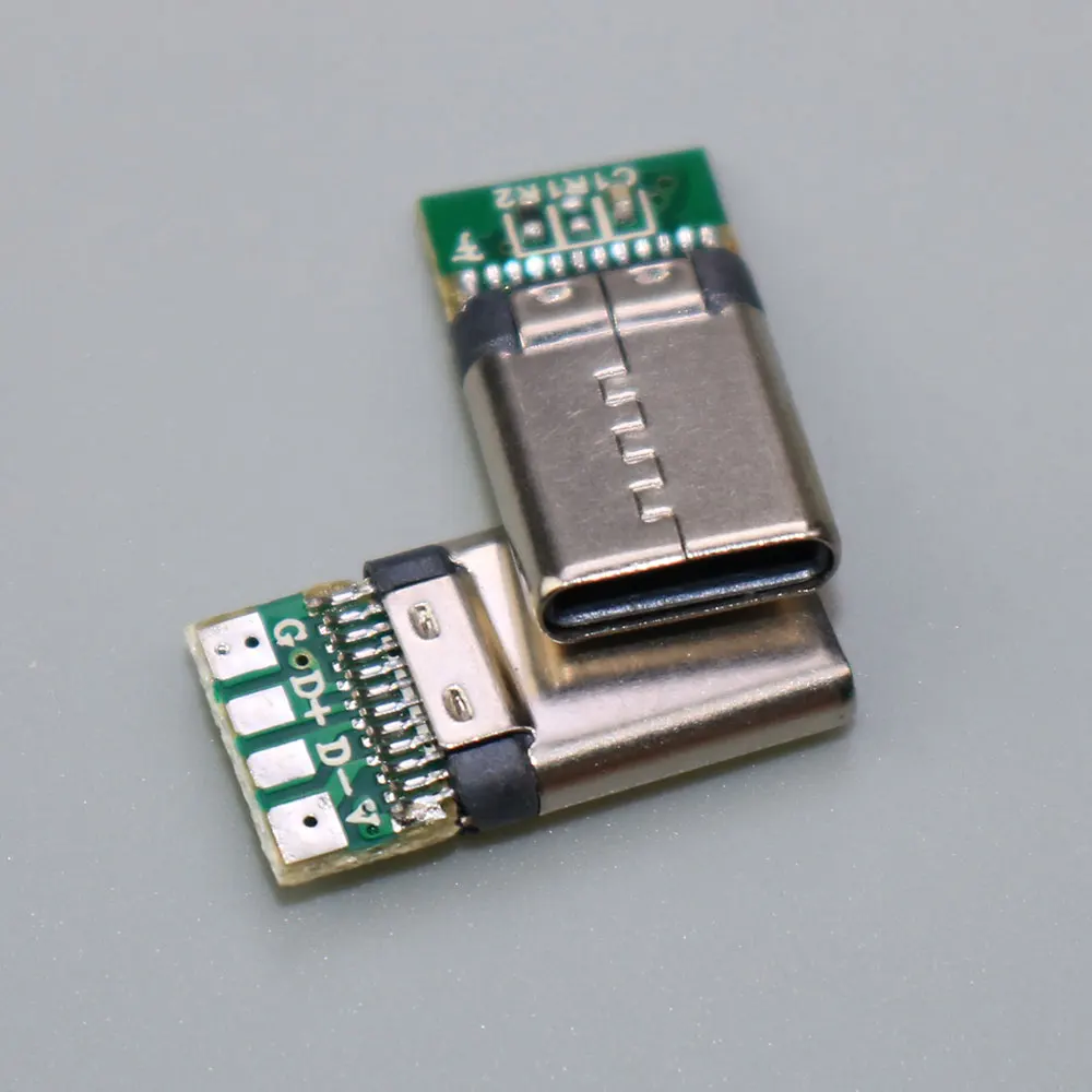 1 шт. USB 3.1 Тип C разъем 24 контакта штекер/гнездо адаптер розетка для припоя провода