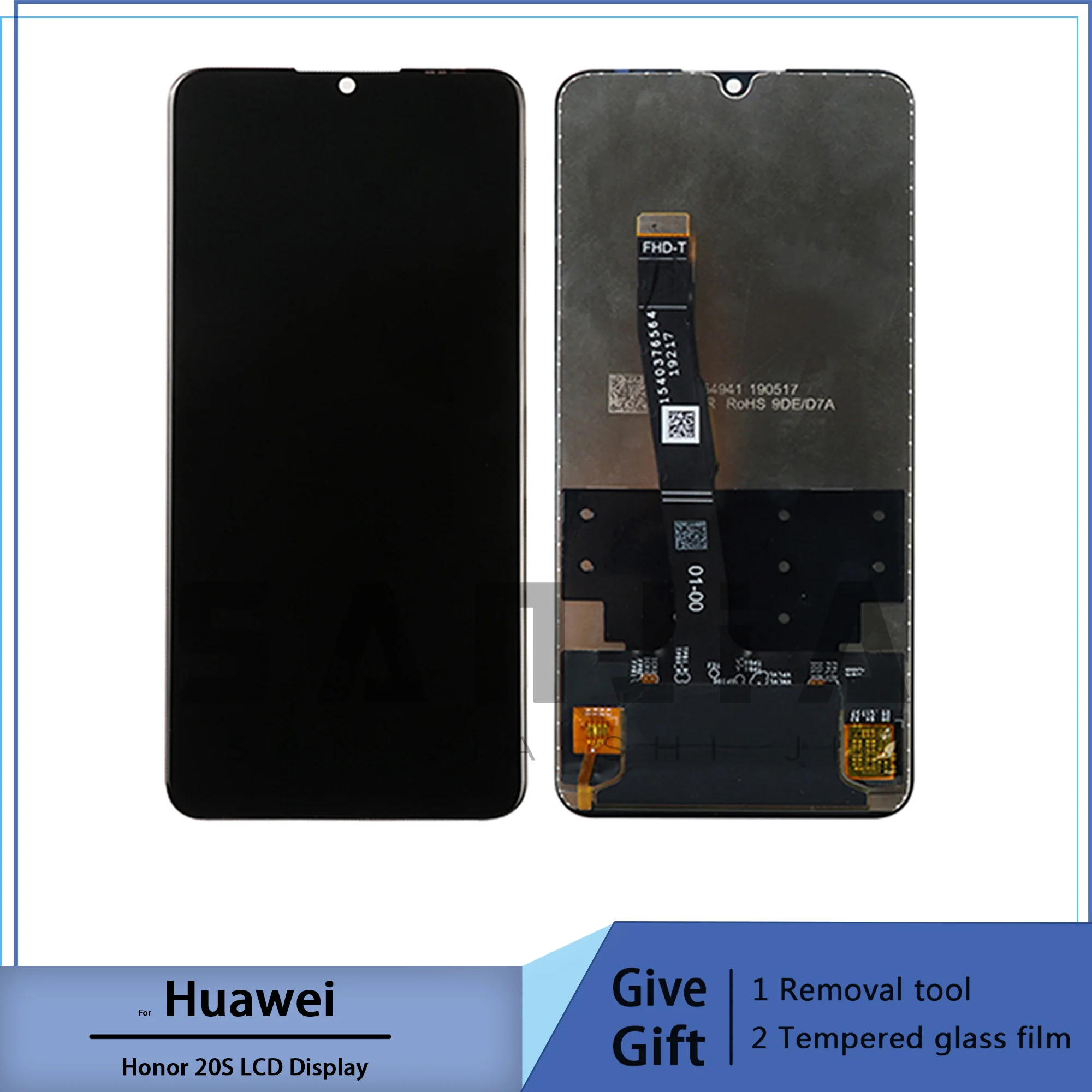 Оригинальный ЖК-дисплей, для mar-lx1h honor 20s/honor 20 lite, цифровое устройство, монтаж для honor 20 lite с quadro de su