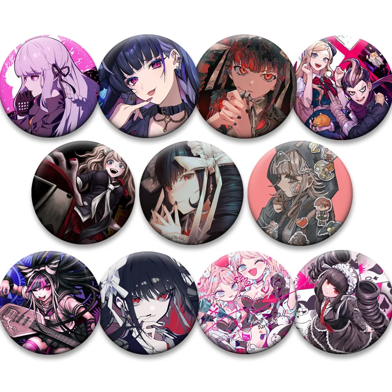 Iruma Miu Kirigiri Kyouko мультяшные броши игра Danganronpa булавки модные ювелирные аксессуары