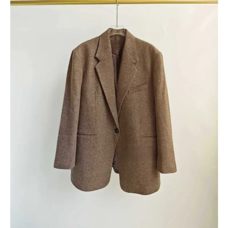 LC @ Зимняя женская тонкая куртка на одной пуговице с длинными рукавами теплое