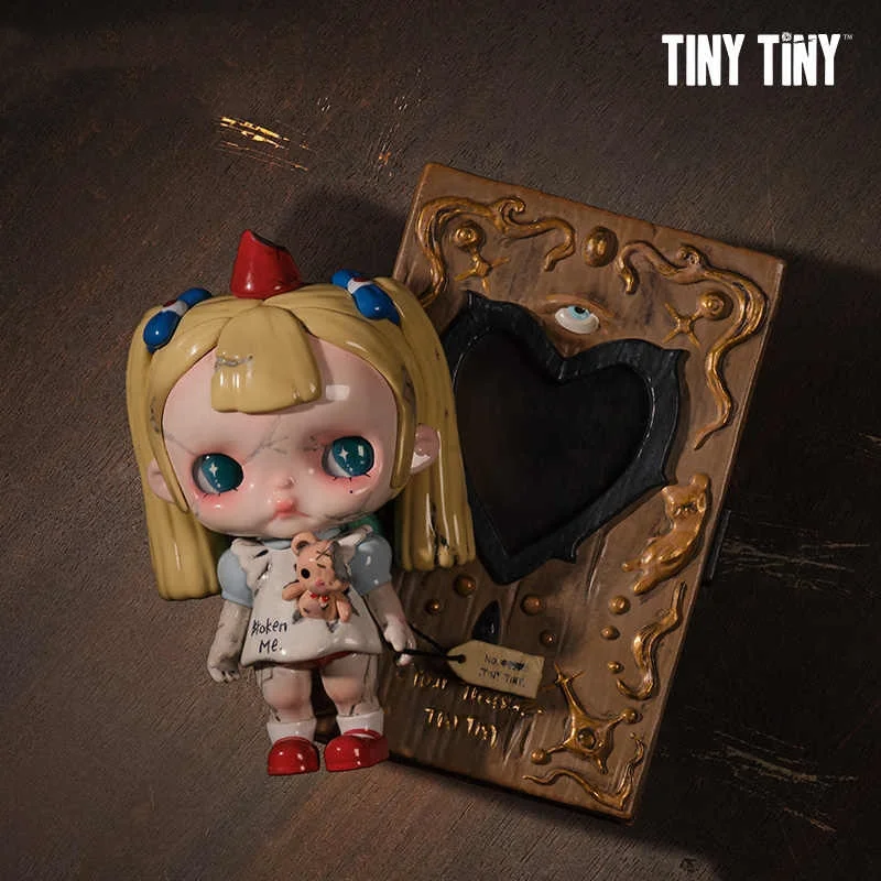 Фото Новая оригинальная Tinytiny открывающаяся линия серии, новый персонаж, модель из ПВХ, милое украшение для стола, подарок-сюрприз, игрушки, подарок на день рождения №2