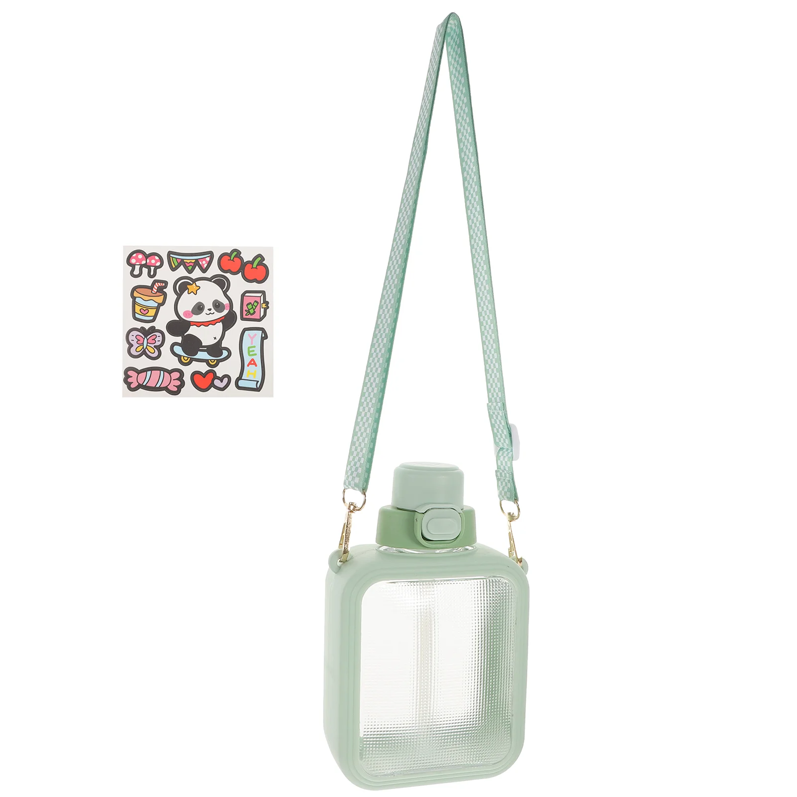 

Leakproof Water Kettle Portable Lightweight Crossbody Drinking Water Bottle