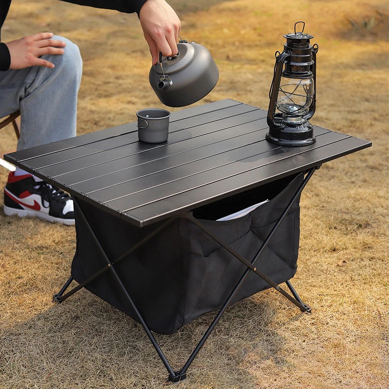 

Outdoor folding table ultra light aluminum alloy portable camping table outdoor hiking fishing barbecue picnic table
