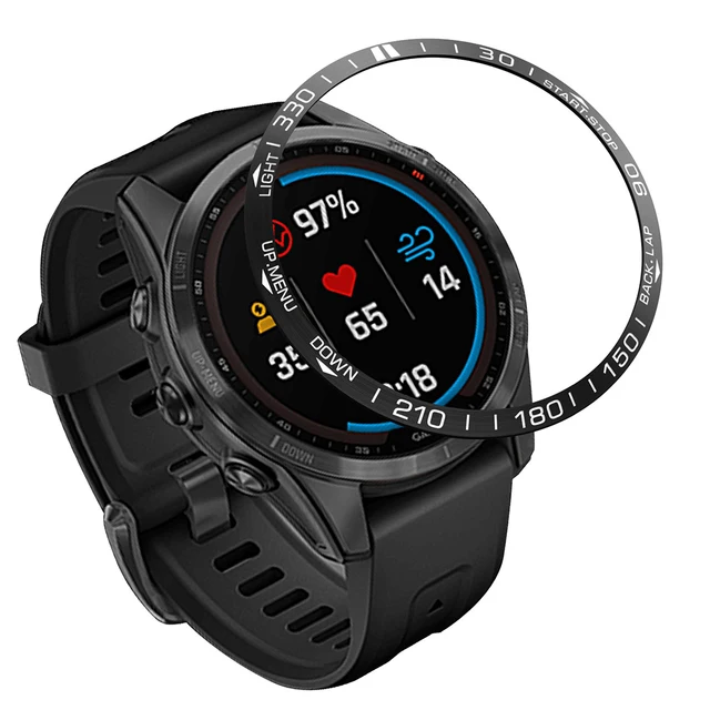 

For Garmin Fenix 7X 7 6 6X Pro 5 5Plus Smart Watch Ring Bezel Styling Frame Case Cover Protector Ring Anti Scratch Protection