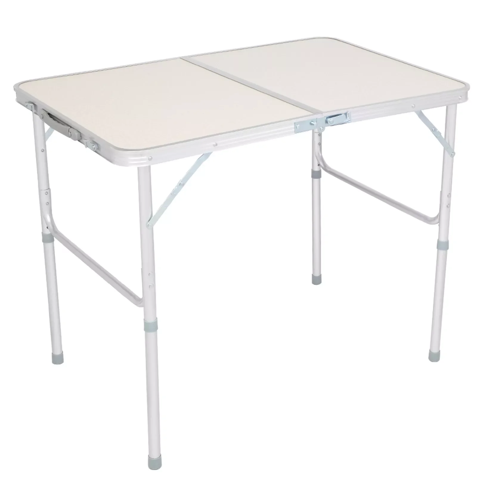 

90 x 60 x 70cm Home Use Aluminum Alloy Folding Table White