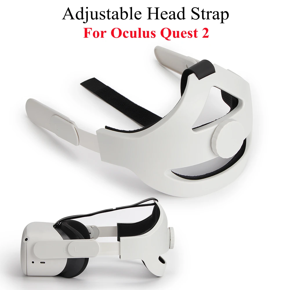 

Quest 2 Adjustable Head Strap Increase Supporting Reduce Pressure Improve Comfort For Oculus Quest 2 VR Headband Accessory