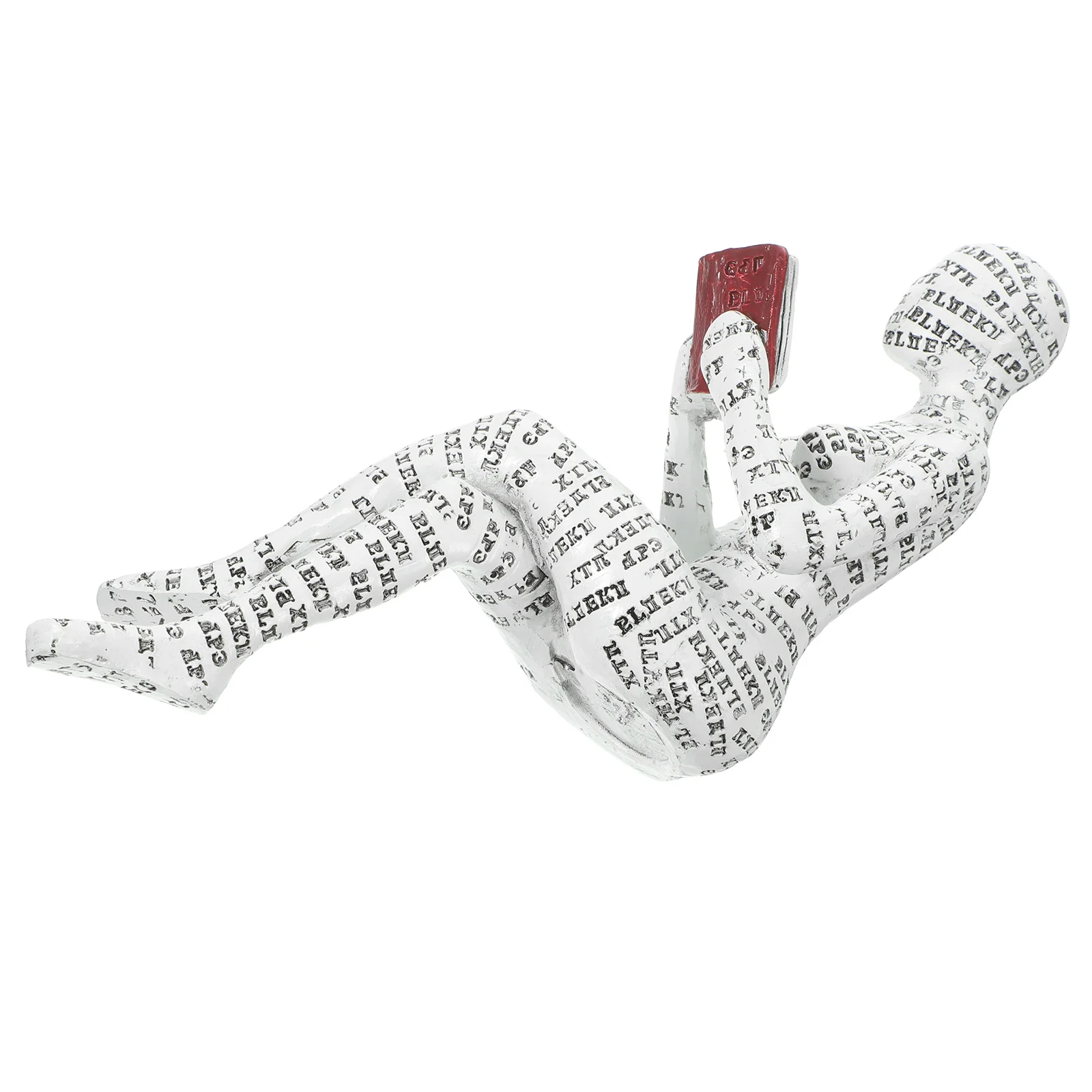 

Crafts Desktop Modern Figurine Household Resin Mold Reading Women Statue Decor Abstract Woman