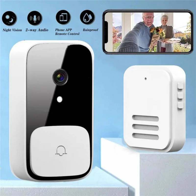 

WiFi Outdoor Doorbell HD Camera Tuya Security Door Voice Change Night Vision Video Intercom Home Monitor
