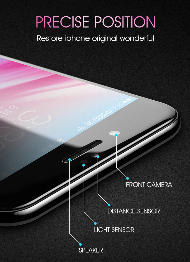 10D Tempered Glass Full Glue 9H Premium Screen Protector Film For iPhone 14 Pro Max 13 12 11 XS XR X 8 7 6 Plus SE