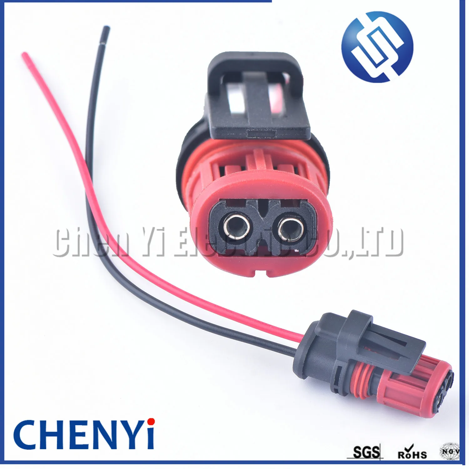 

2 штырька, автомобильные водонепроницаемые разъемы, Женский штекер, штекер pigtail 1337245-3, штекер для дизельного инжектора EC210, EC360, EC480