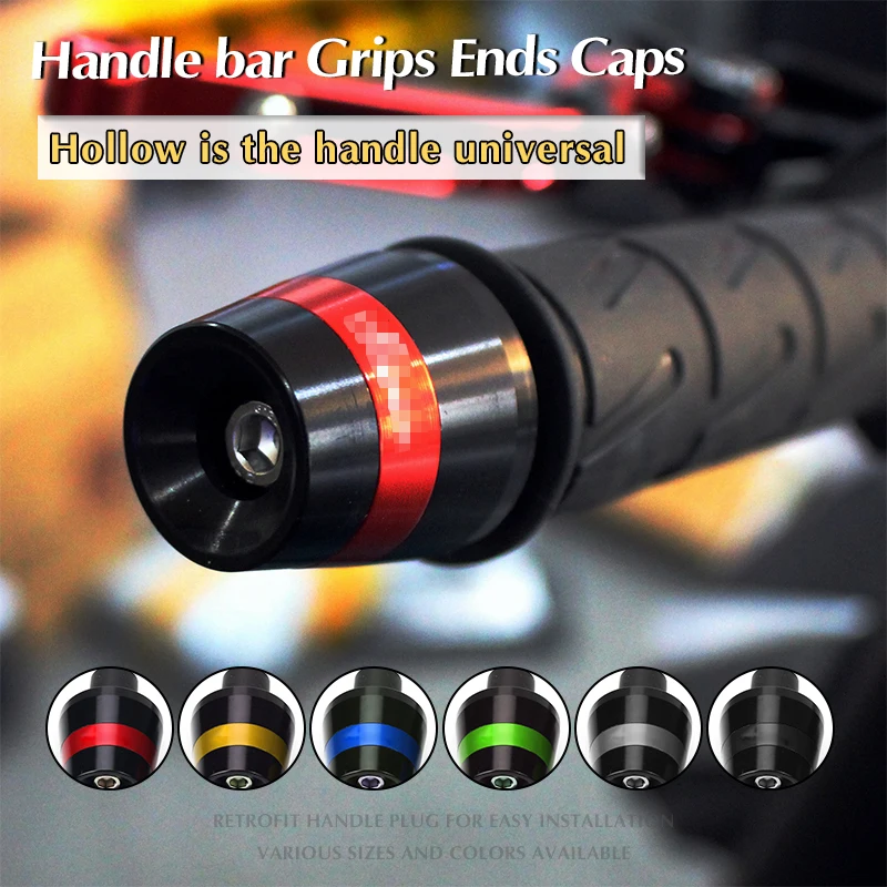 

For HONDA CBR600RR CBR1000RR CBR600 CB650F CB600F CB919 VTX 1300 Universal 7/8'' 22mm Motorcycle CNC Handle bar Grips Ends Caps