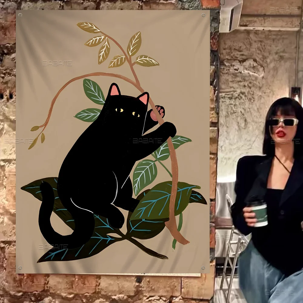 Абстрактное искусство кота большой размер магазин художественная акция