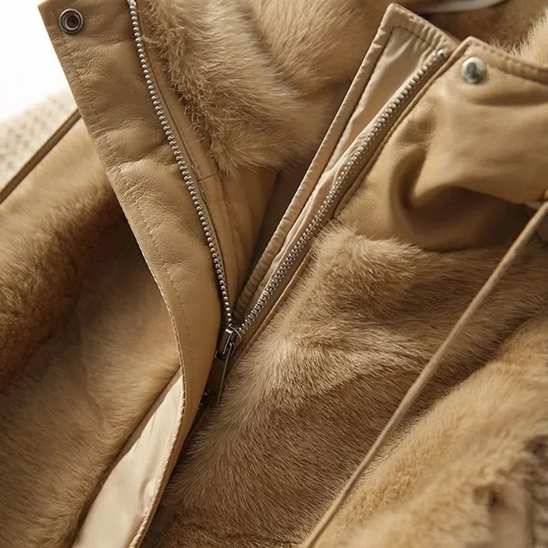 Женский зимний пуховик с капюшоном Паркер зимняя куртка женская 2024 женское