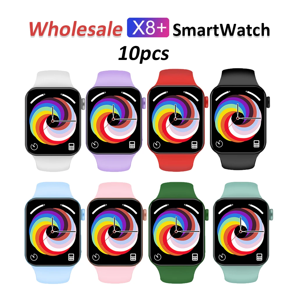 

Смарт-часы X8 Plus мужские, фитнес-браслет, 10 шт.