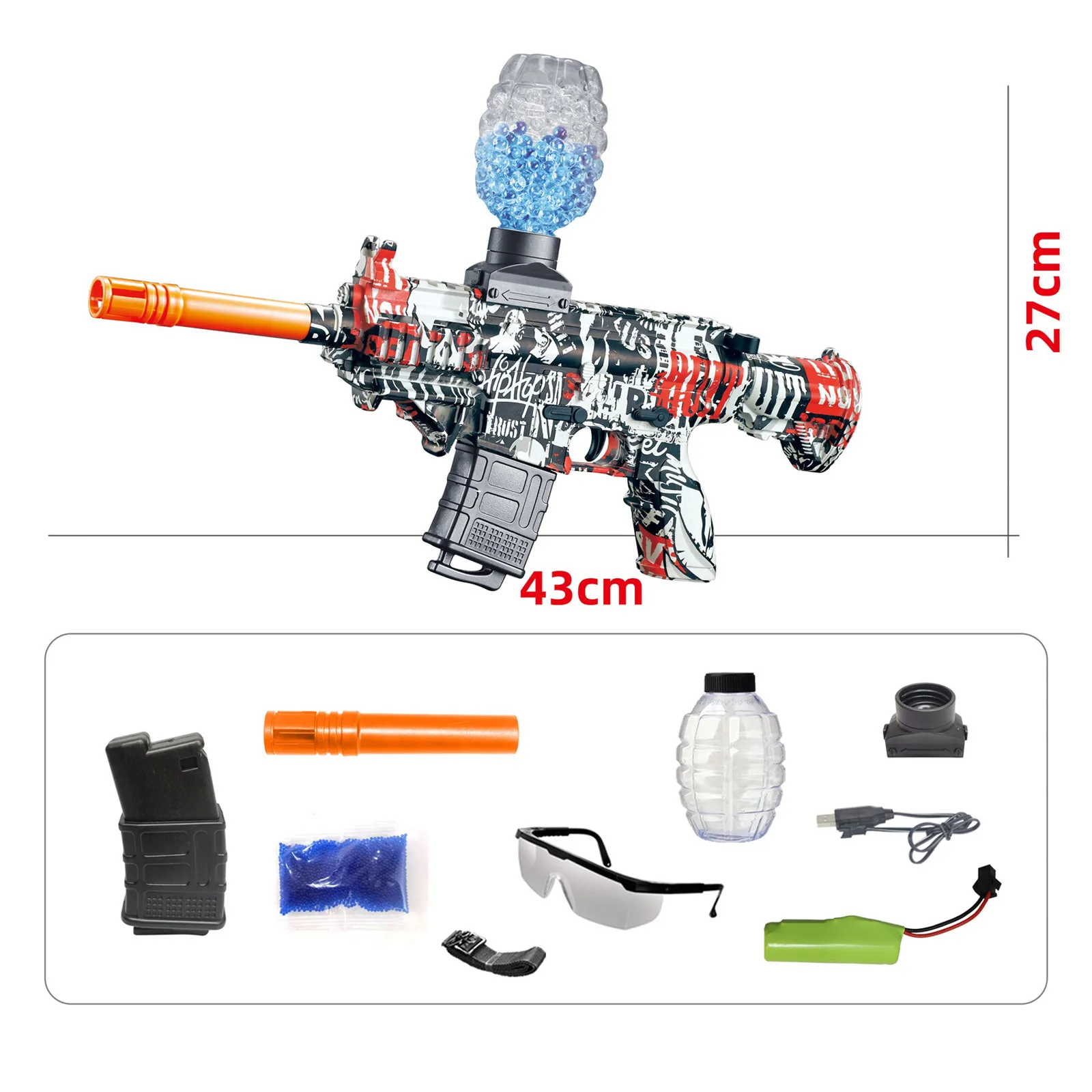 Gel Ball Blaster Electric Splatter Suitable For Backyard Fun And Outdoor Team Shooting Games Birthday Gifts |
