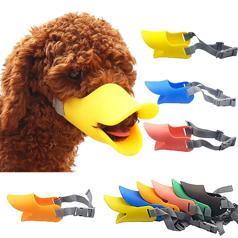 

Silicone Duckbill Masks For Pet Dogs Anti-bite And Stop Barking Small And Large Dog Mouth Covers, Clothes, Collar Accessories