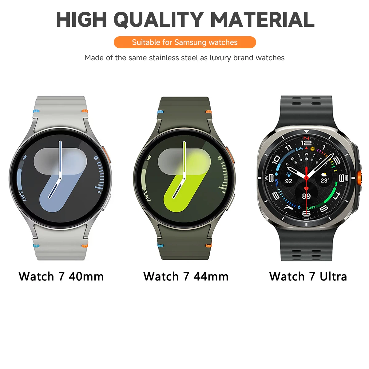 Metal Bezel For Samsung Galaxy Watch 7ultra654 404447mm TimeSpeed Scale Frame Protective Ring Watch 64Classic 47 43 46mm (art.: 3920cc94efd23) - 3920cc94efd23