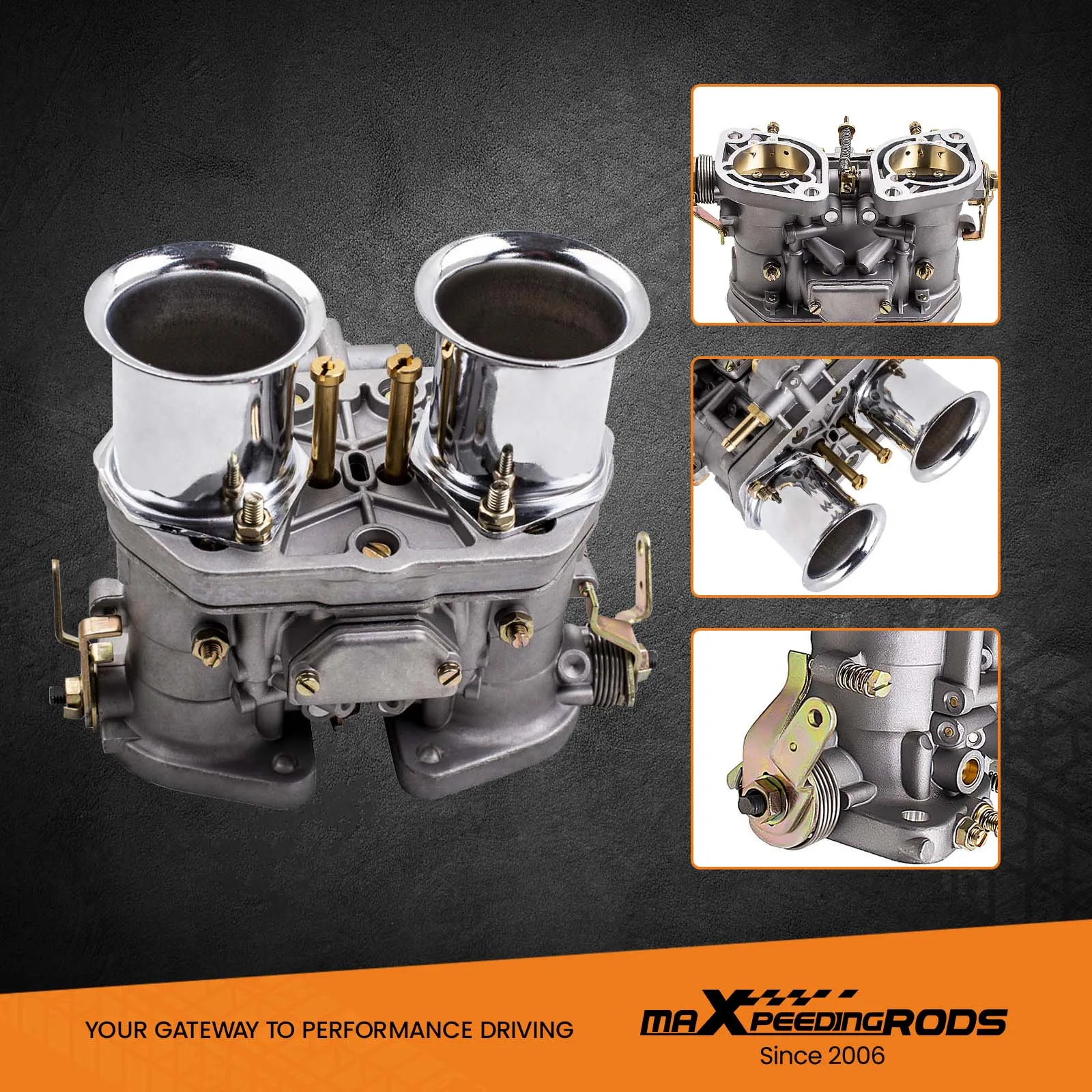 2-створчатый карбюратор 44IDF для Volkswagen VW Porsche Jaguar 44 IDF Carb