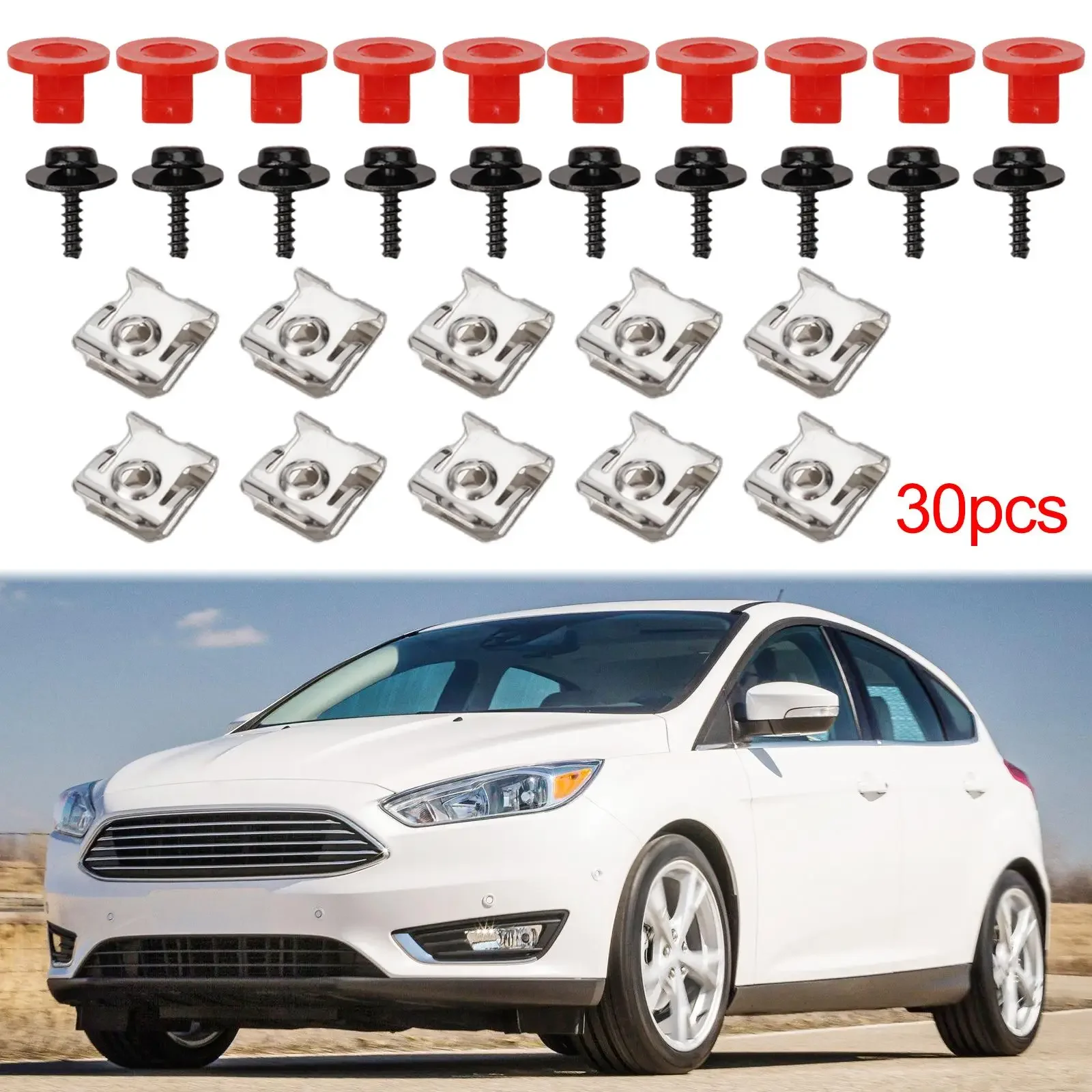 10 комплектов T30 защита от брызг двигателя винты крышки шасси болты гайки заклепки