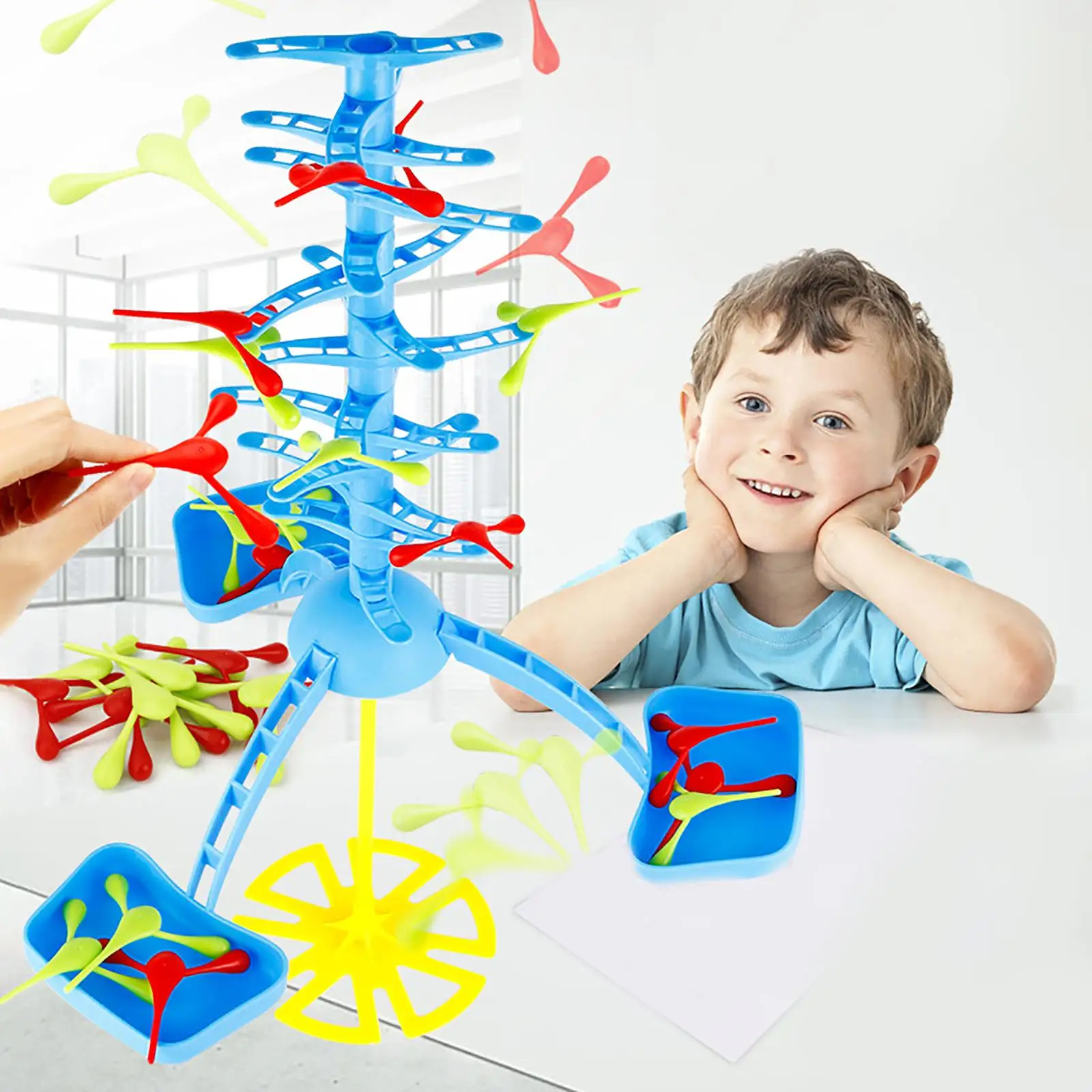 

Gravity Bird Edge Balance Game Toy for Children Developing Fine Montessori Toys Easy to Install Portable