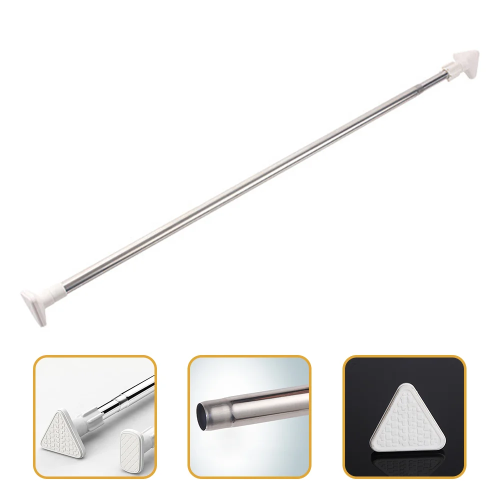 

Drilling Curtain Rod Adjustable Curtain Pole Retractable Clothes Rail Clothesline Pole