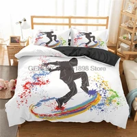 23 pcs street dance sport style bedding sets home luxury dancer duvet cover bed cover 90135150 teens quilt covers no sheet