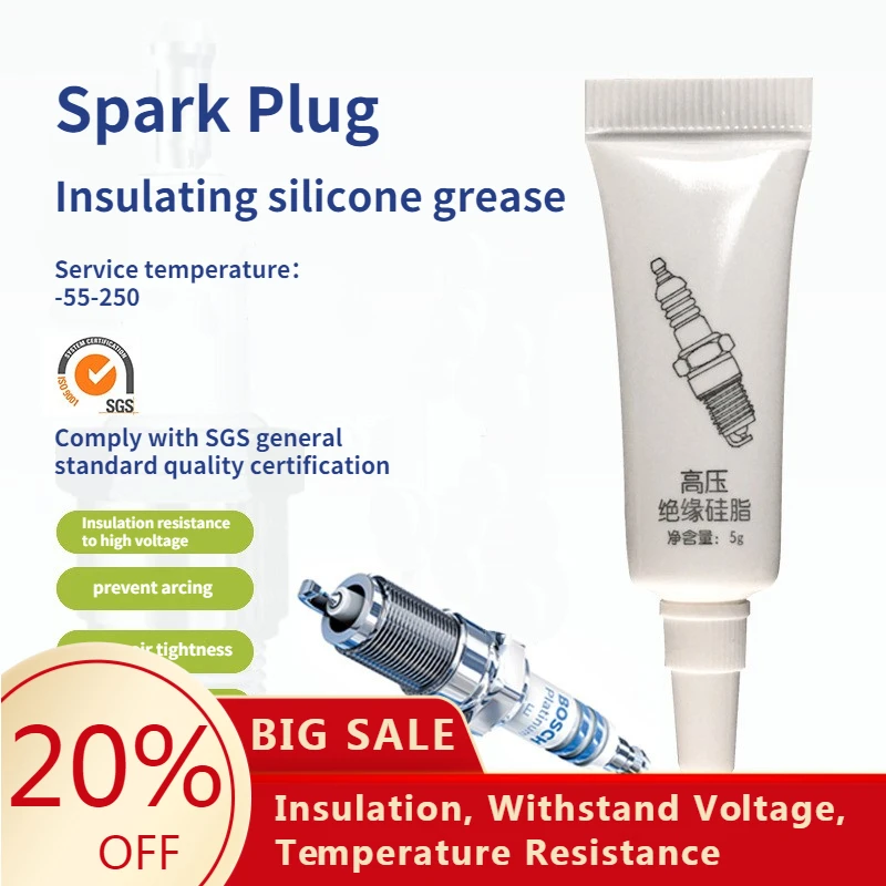 

Automobile spark plug high voltage insulating grease ignition coil silicone grease high and low temperature corrosion resistance