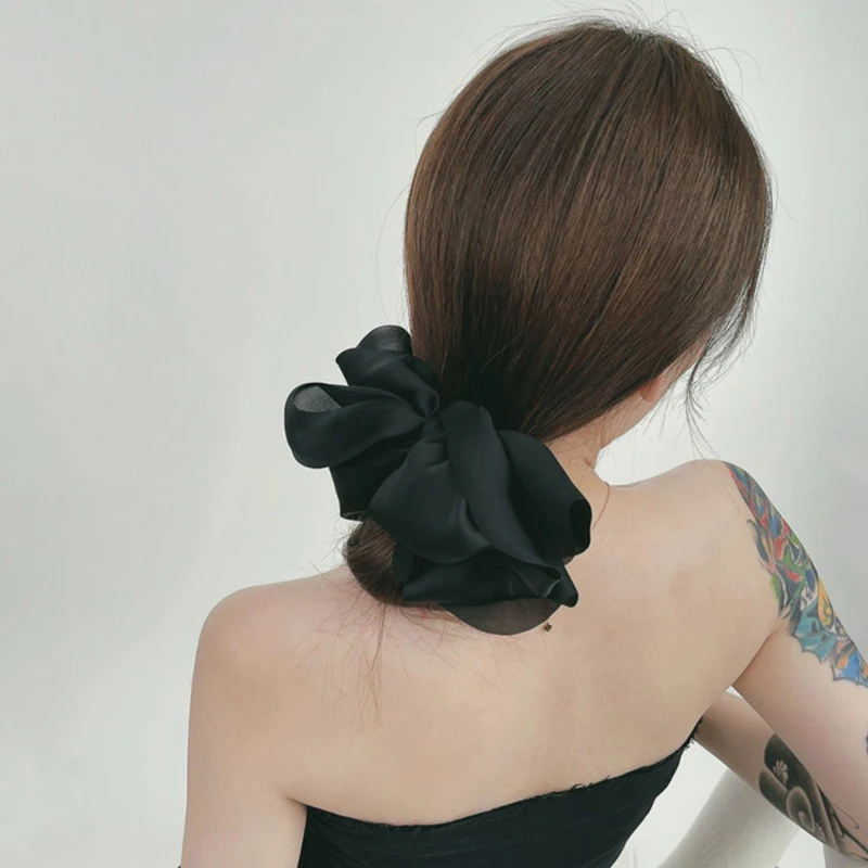 

Ribbon Hairgrips Big Bow Hairpins for Girls Satin Trendy Ladies Hair Clip Jewelry Hair Comb Headwear Barrette Hair Accessories