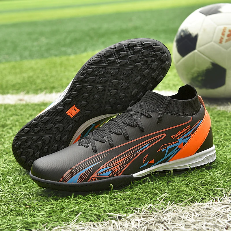 

Messi Soccer Shoes Cleats Wholesale Chuteira Society Durable Comfortable Quality Football Boots for Outdoor Light Futsal Sneaker
