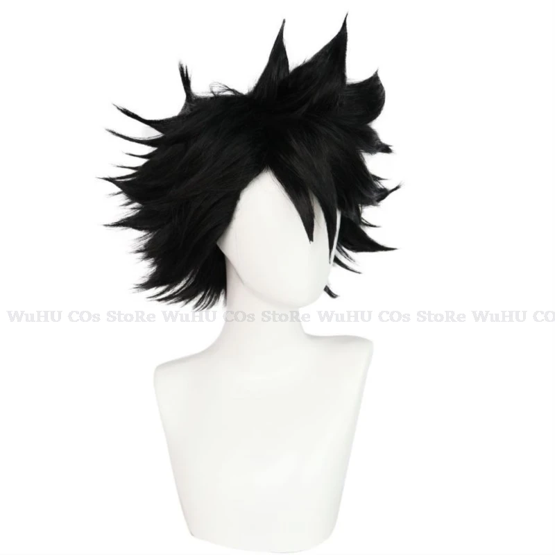 Helluva Cos Boss Косплей миллие парик аниме черные парики на рога женский костюм