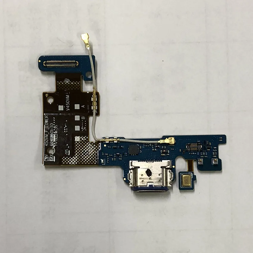 Фото Высокое качество для LG V50 ThinQ Type-C Micro USB порт для зарядки док-станция гибкий кабель запасные части №5