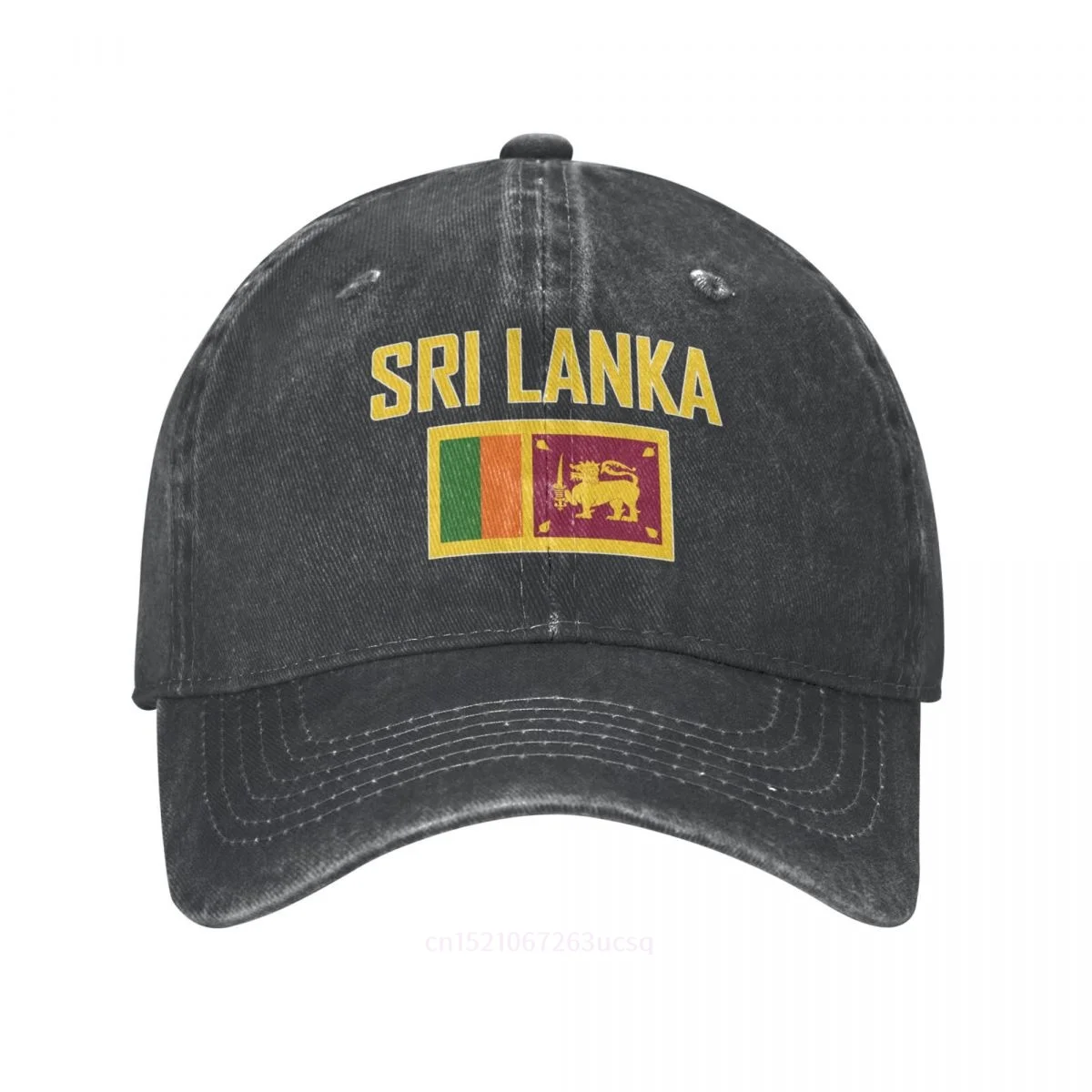 

Футбольный флаг Шри-Ланки с надписью, промытая Кепка, бейсболка кола, кепки, бейсболка для улицы