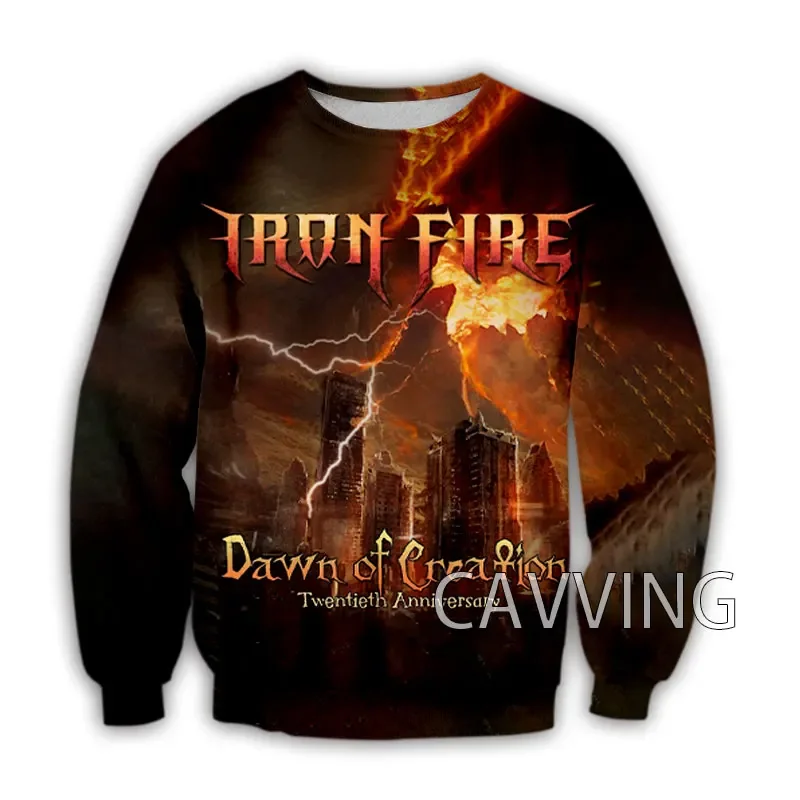 Свитшот с длинным рукавом для мужчин и женщин Модный свитшот 3D-принтом железного