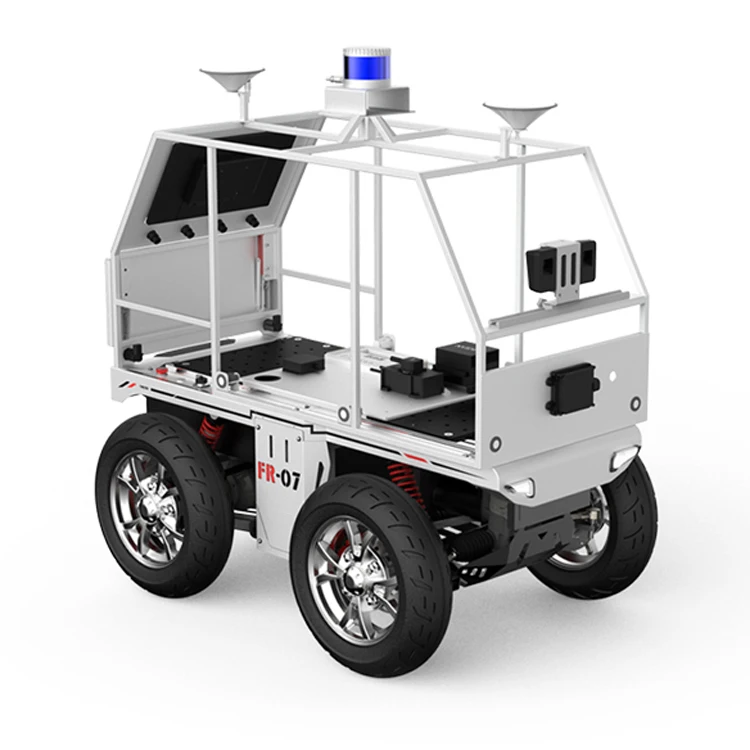 

FW-01 Custom Outdoor 4wd Wheeled Climb Autonomous Mobile Unmanned Vehicle Security Road Patrol Camera Inspection Robot