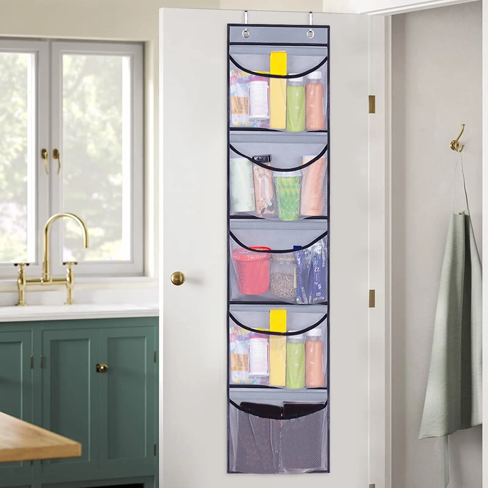

Kitchen Moving Boxes Over The Door Organizer Storage For Closet With 5 Pockets Organizer For Bedroom Storage Bins Moving