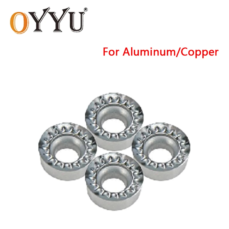 

RCGT RPGT RCGT1204 RCGT0803 RCGT1605 RPGT0803 RPGT1003 RPGT10T3 RPGT1204 MO H01 CNC Milling Cutter For Aluminum Copper Inserts